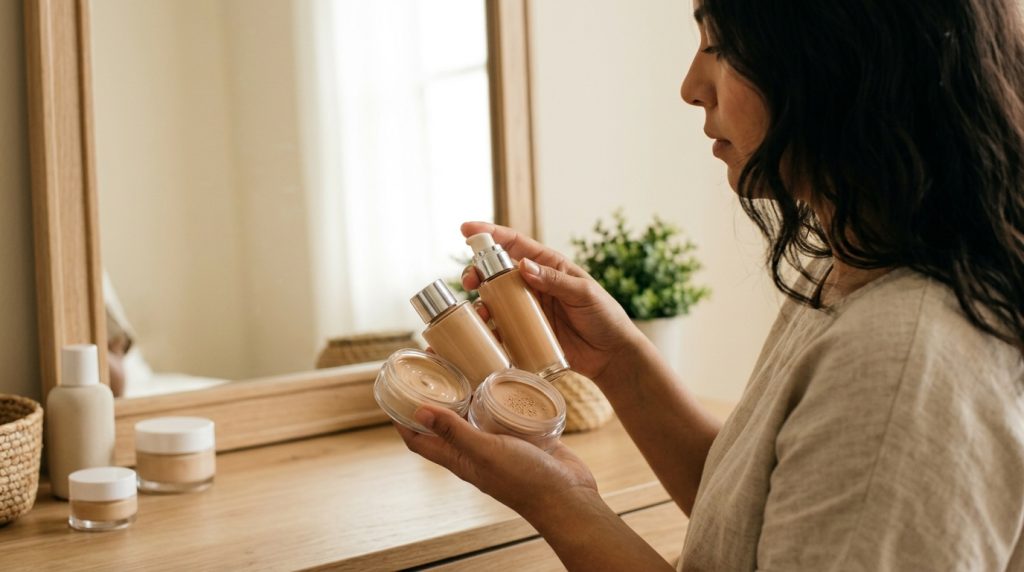 Cómo elegir tu base de maquillaje según tu piel y tono